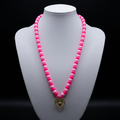 Pink necklace