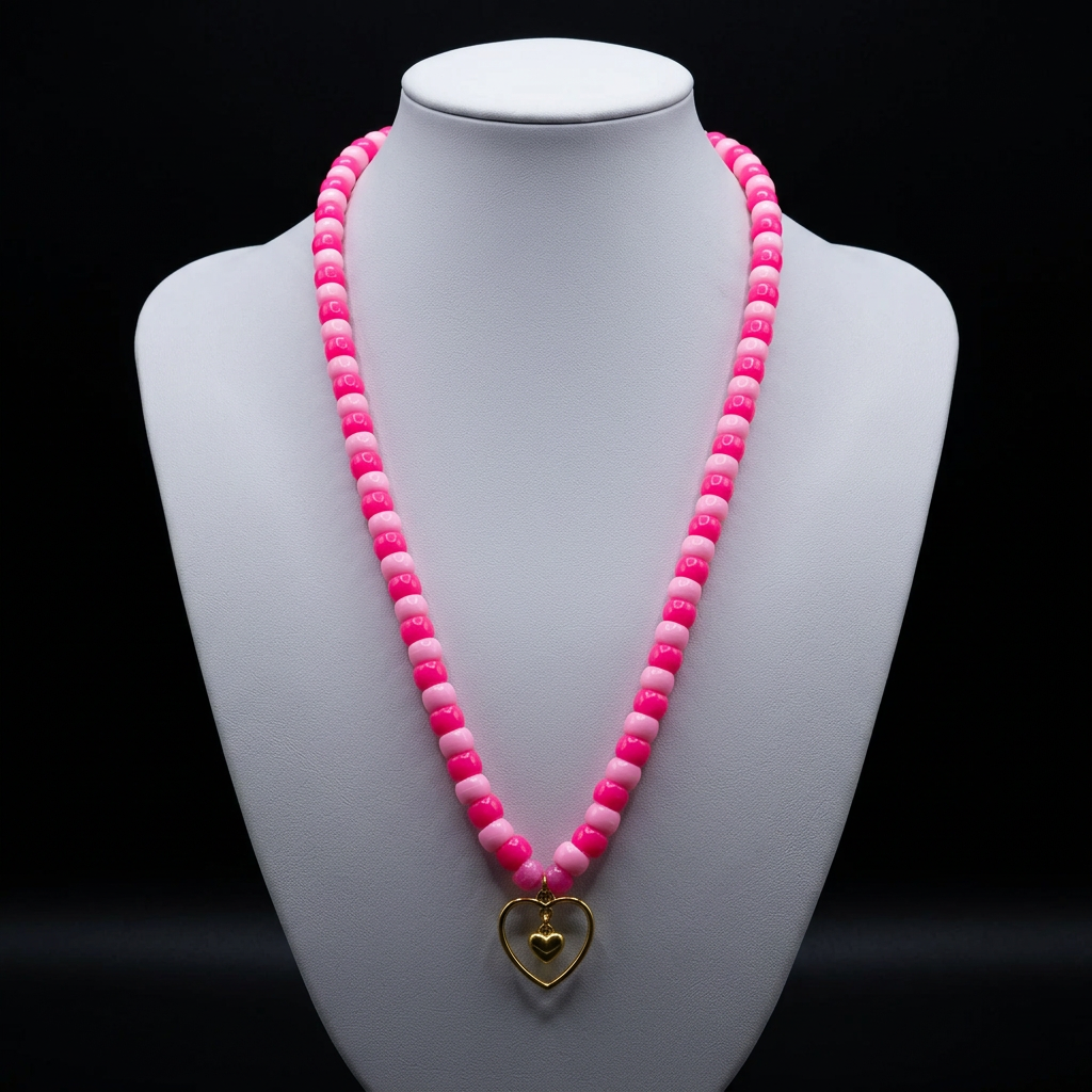 Pink necklace